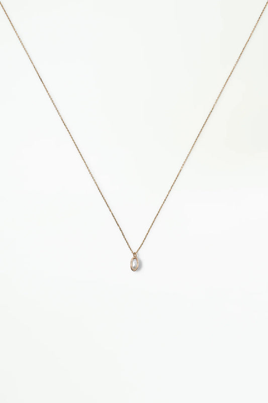 wwake / caged pearl necklace