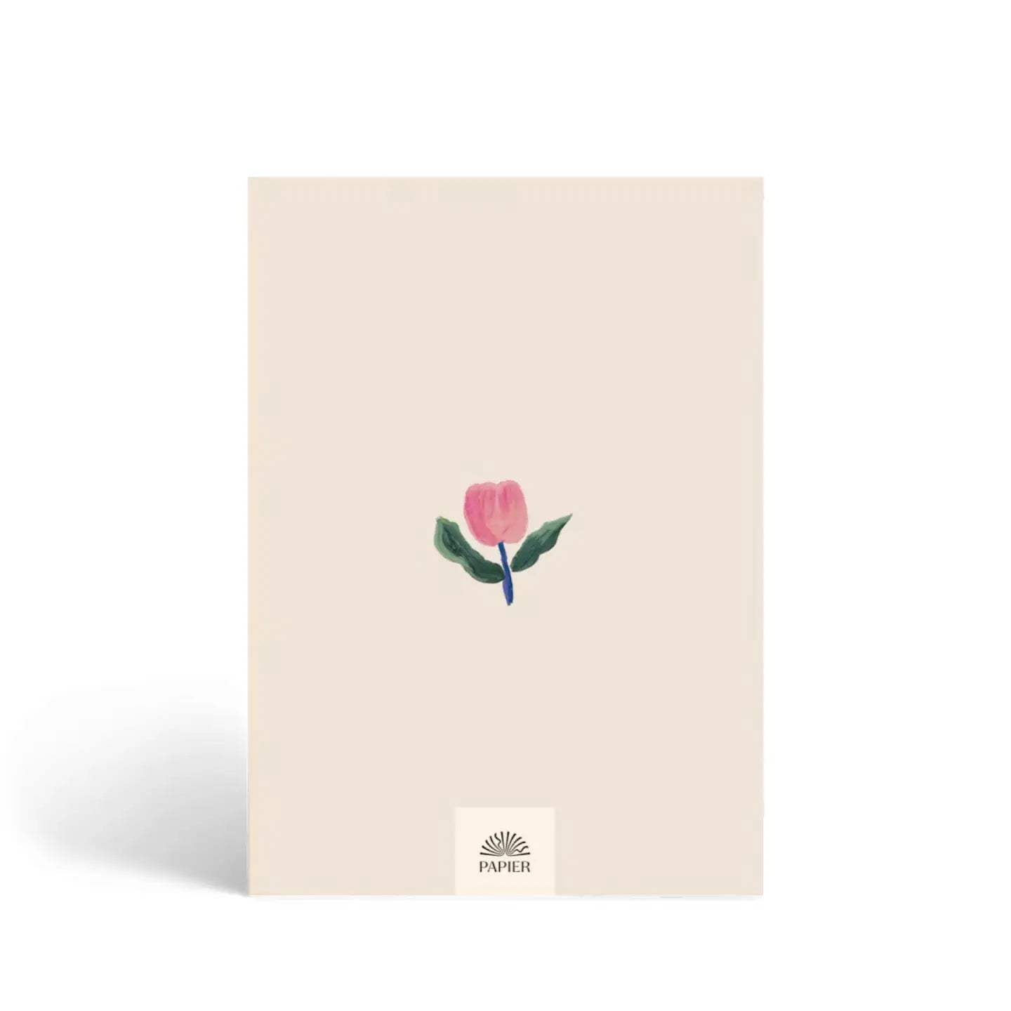 papier / guided wellness journal - tulip vase