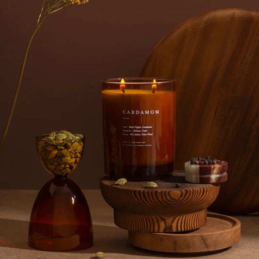 brooklyn candle studio / seasonal double wick candle - cardamom