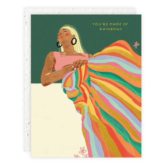 made of rainbows card