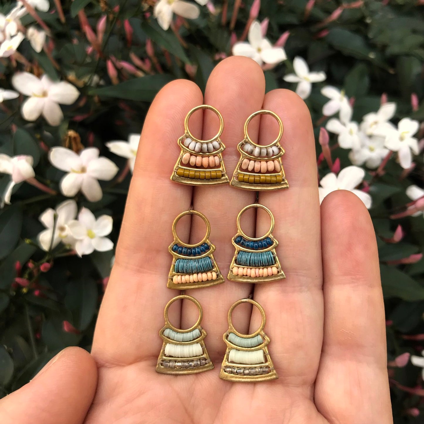 spaceship stud earrings