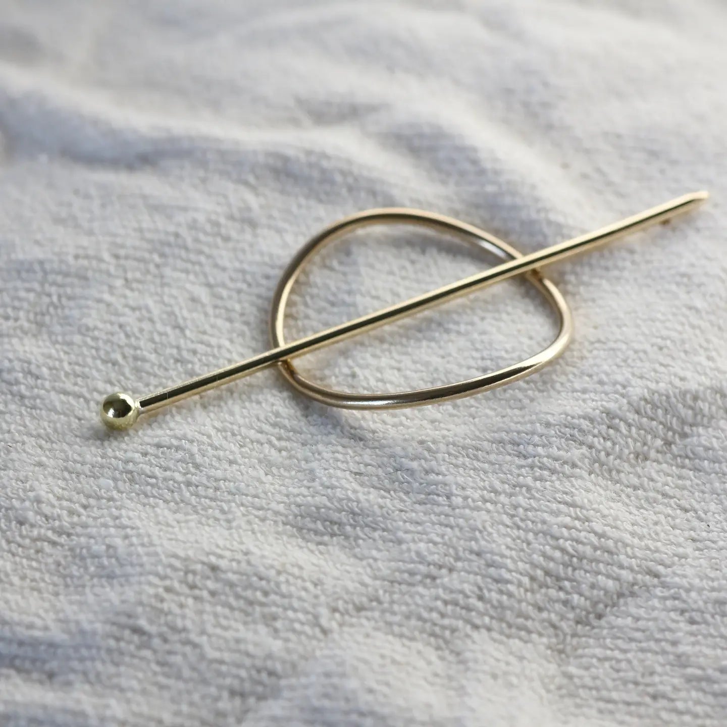 circle hair pin slide