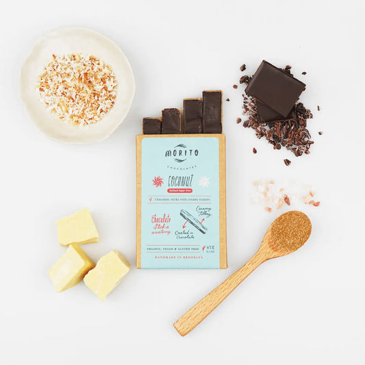 coconut vegan chocolate sticks