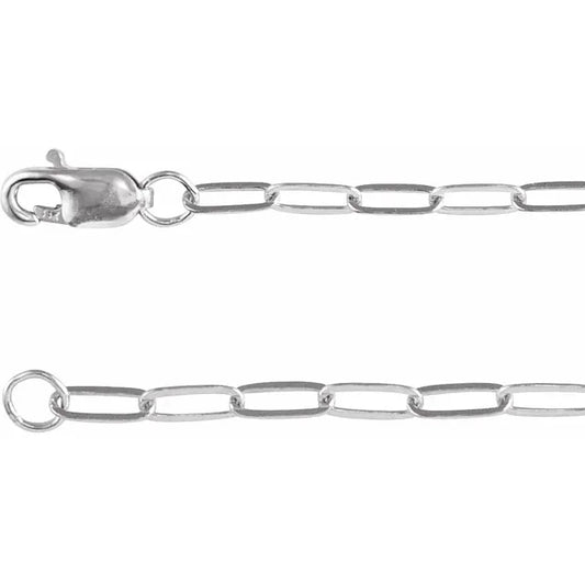chain bracelet / paperclip - 2.1mm