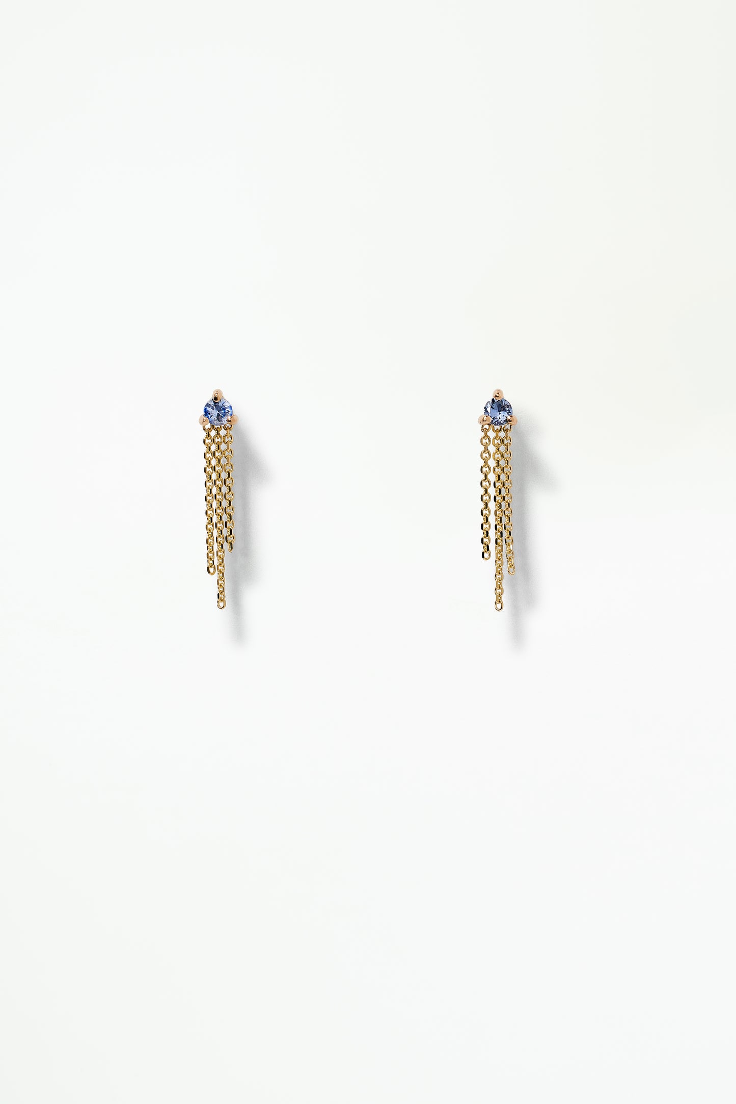 wwake / mist earring - sapphire - single