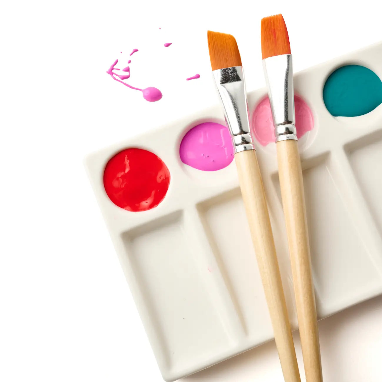 porcelain paint palette