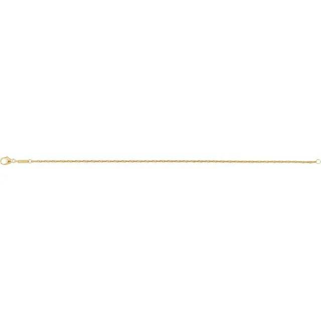 barleycorn chain bracelet - 1.5mm