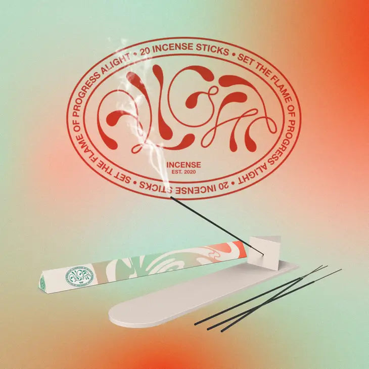 alight incense / ylang ylang + geranium + juniper berry