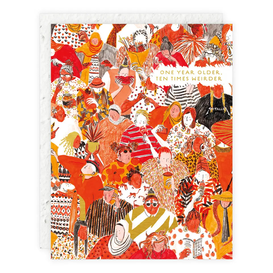 ten times weirder birthday card