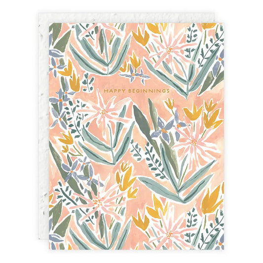 happy beginnings card