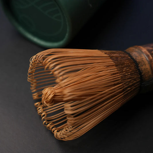 handmade aged bamboo chasen (matcha whisk)