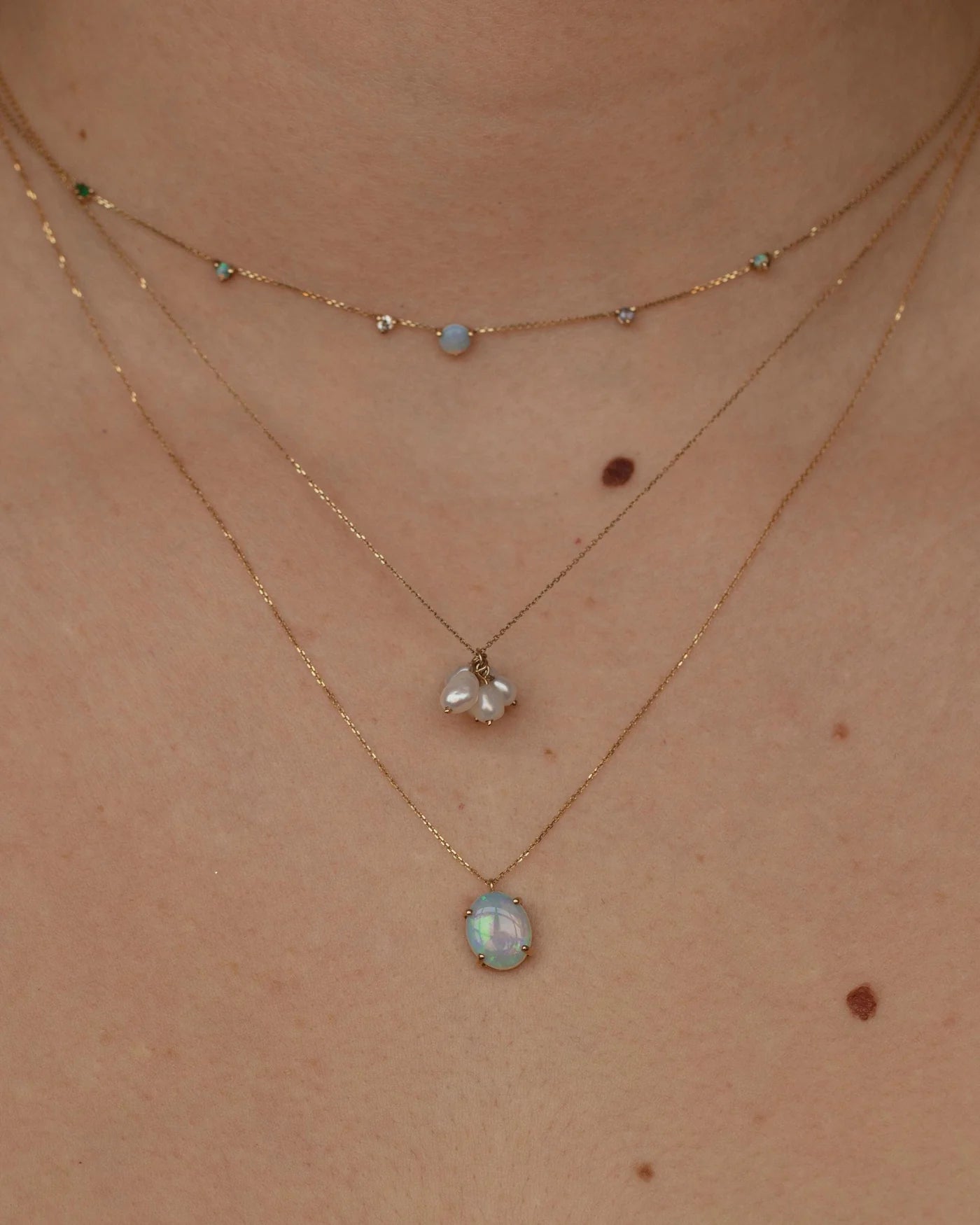wwake / pearl cloudburst necklace