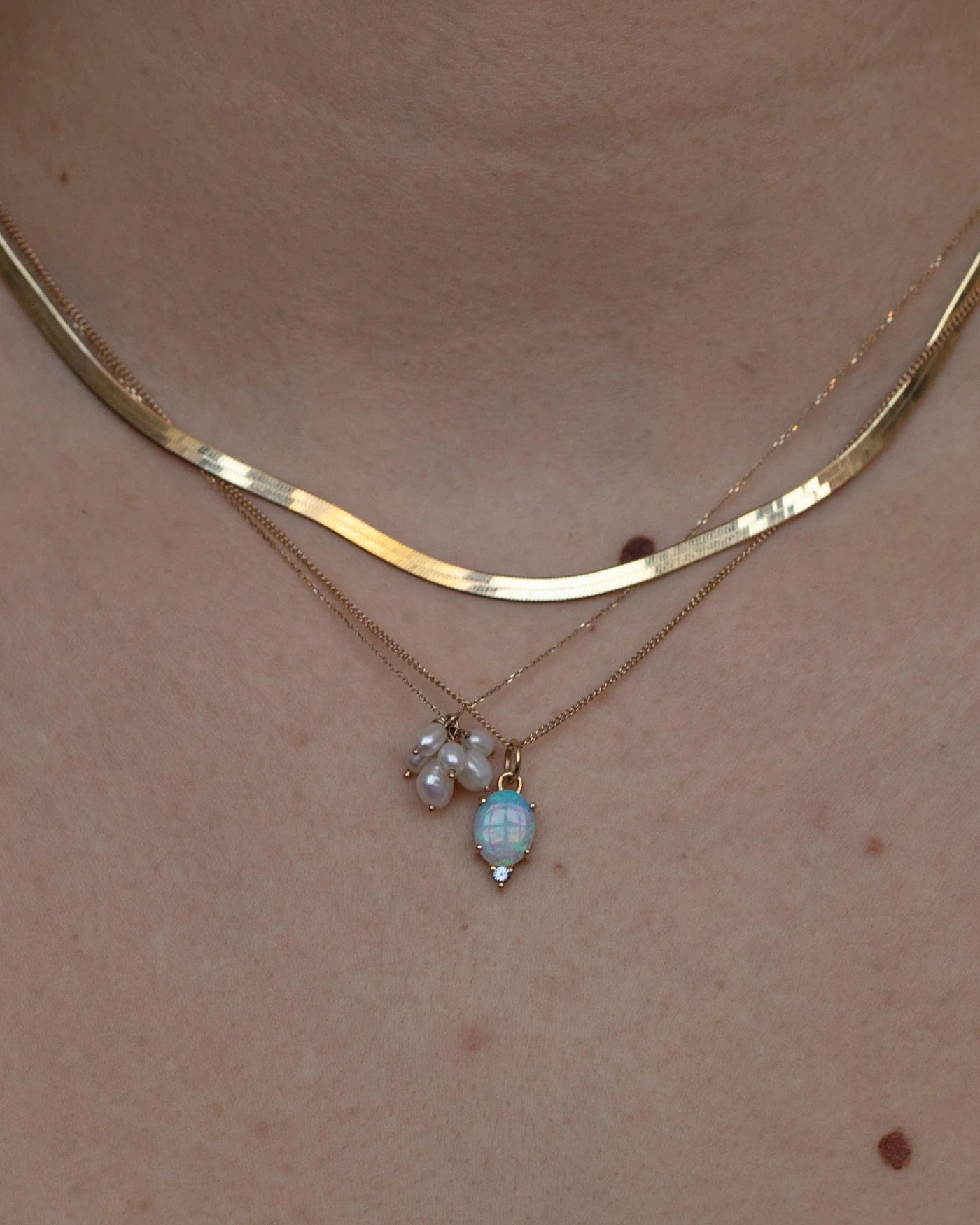 wwake / pearl cloudburst necklace