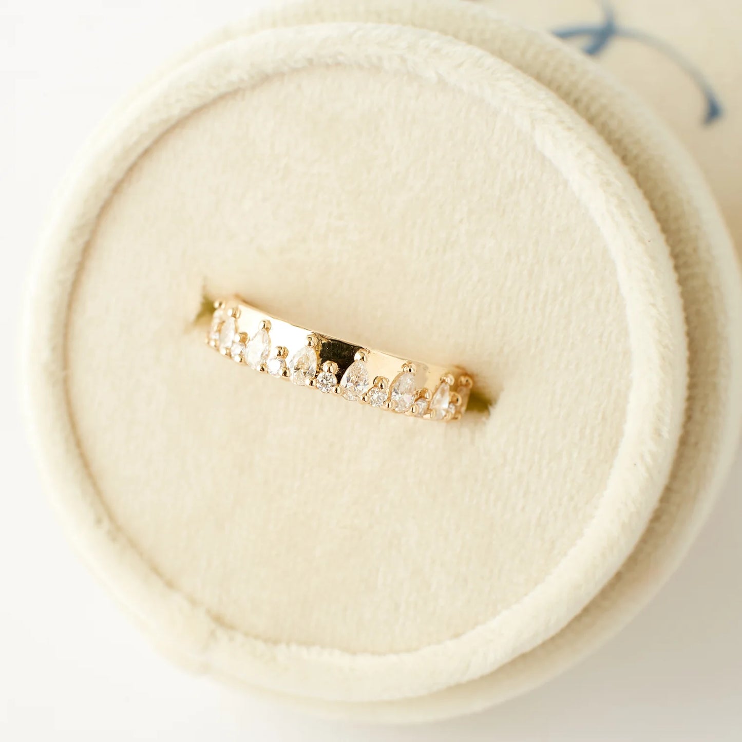kendall ring band - natural diamond