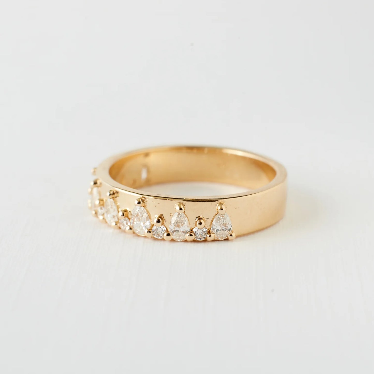 kendall ring band - natural diamond