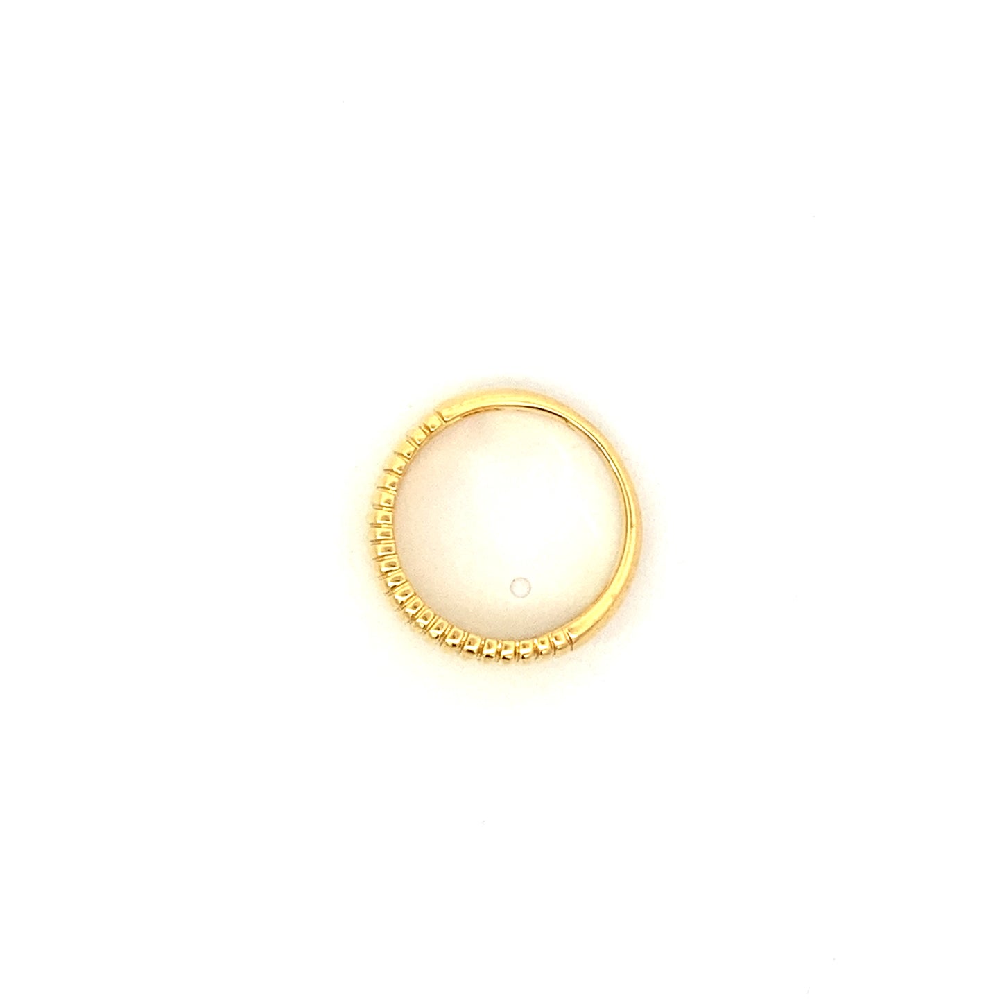 ribbed tapered dome ring band