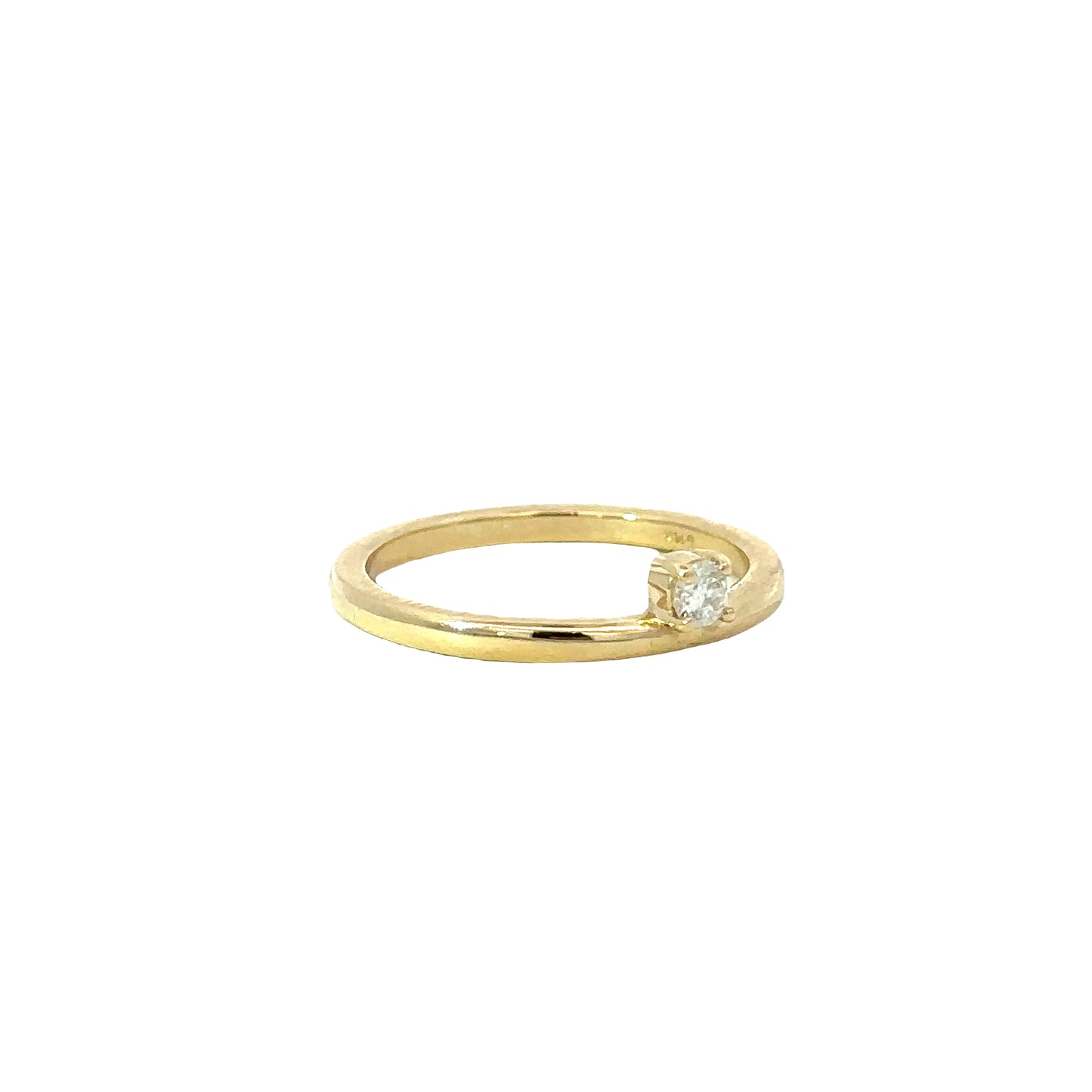 inez ring - natural diamond