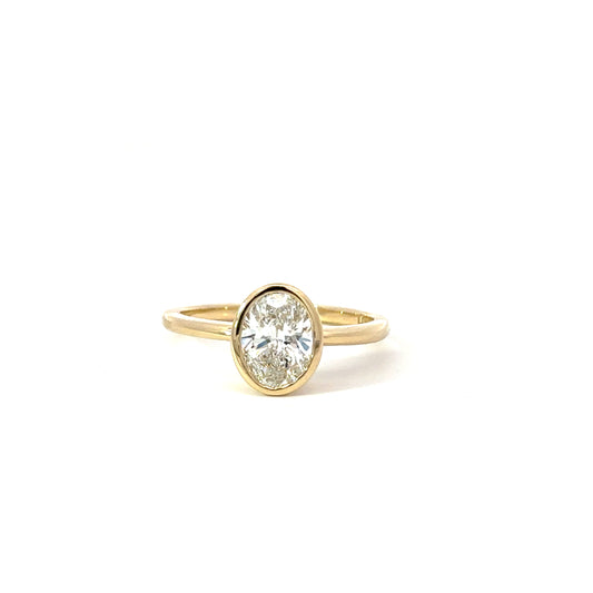 amara ring - oval - grown diamond