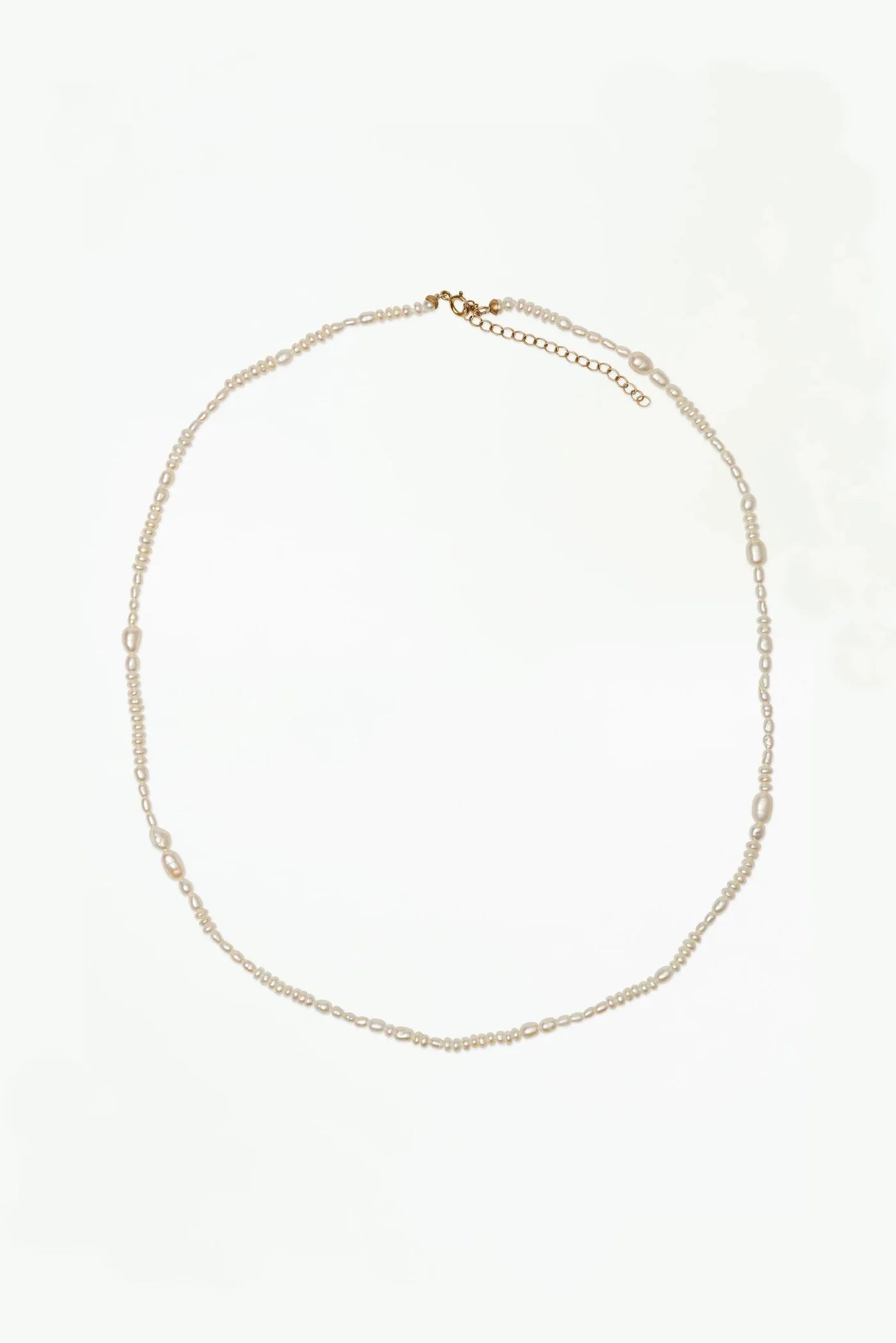 wwake / pearl collage necklace
