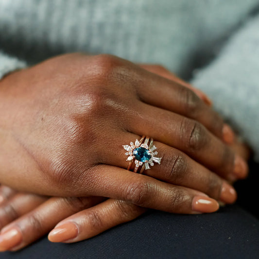 lyla ring band - natural diamond