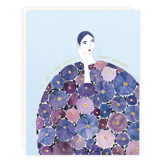 true beauty birthday card