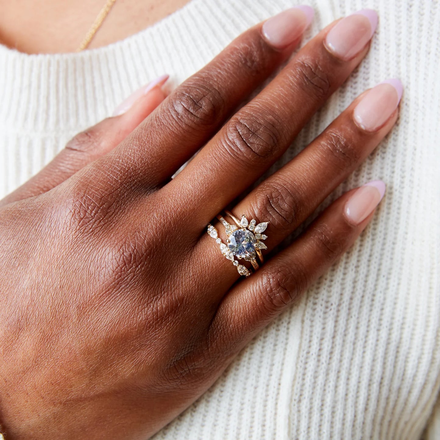 lyla ring band - natural diamond