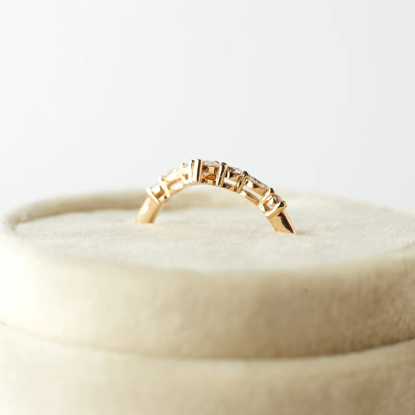 rylie ring band - natural diamond