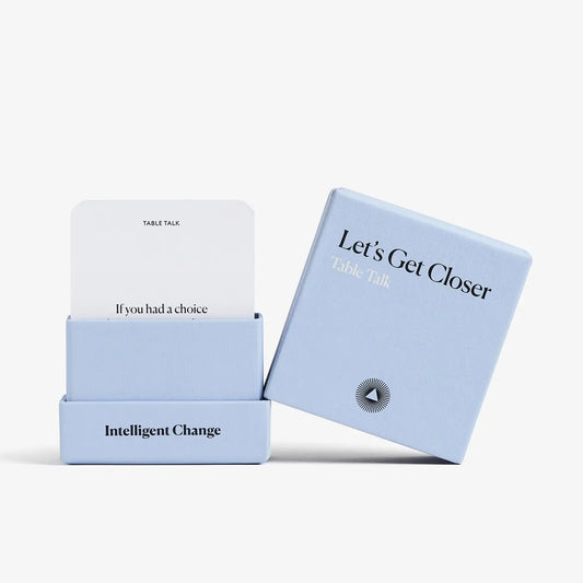 intelligent change / get closer question card game - table talk edition