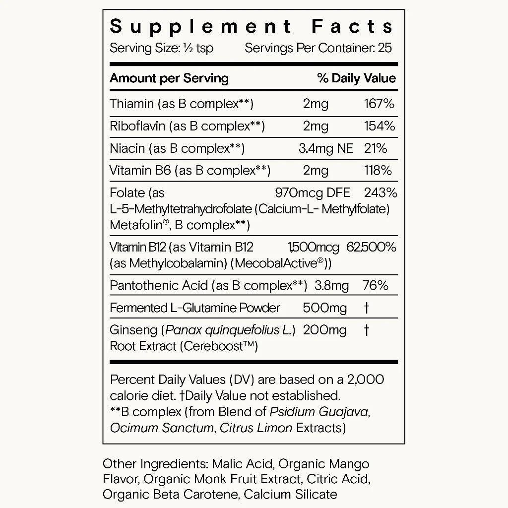 moon juice / ting - mango b complex + ginseng - sale