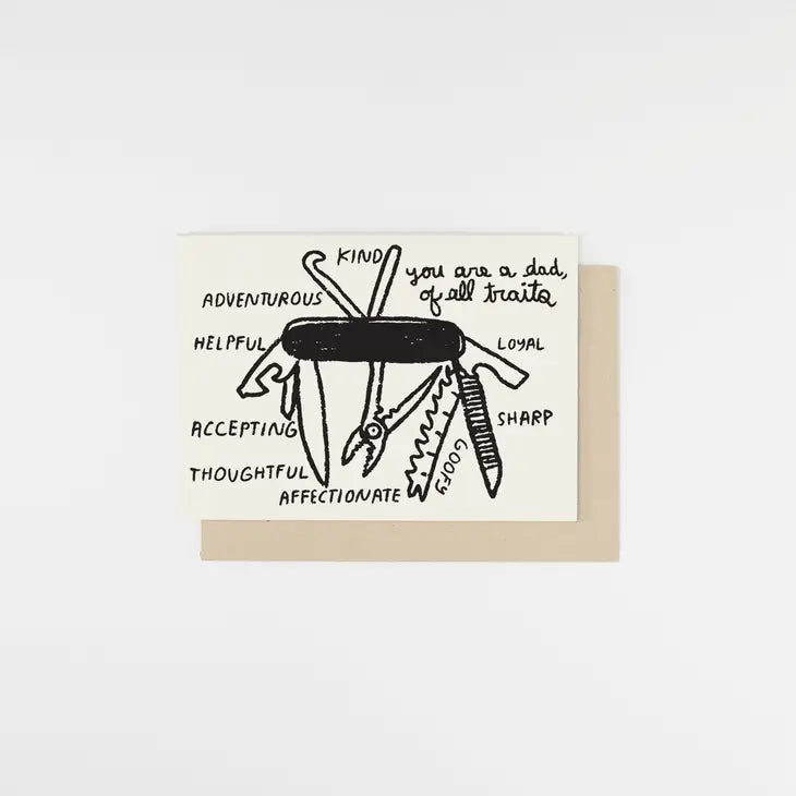 dad of all traits card