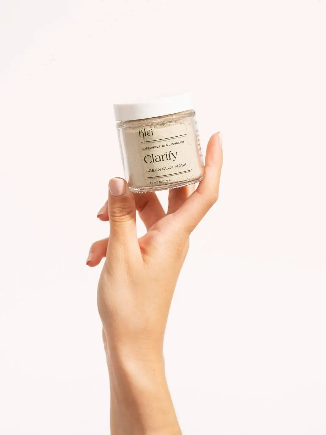 klei / clarify - green clay mask - supergreens & lavender