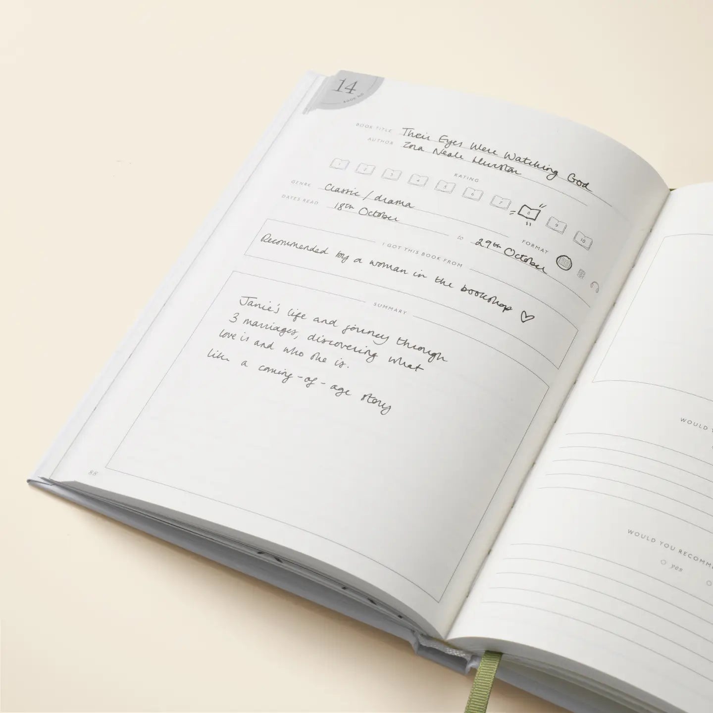 papier / guided reading journal