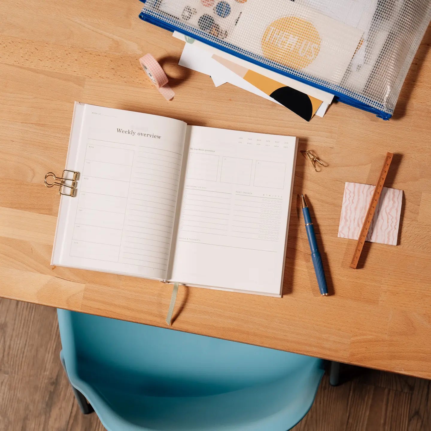 papier / daily planner - time to bloom