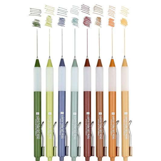 gel pen set - earth tones