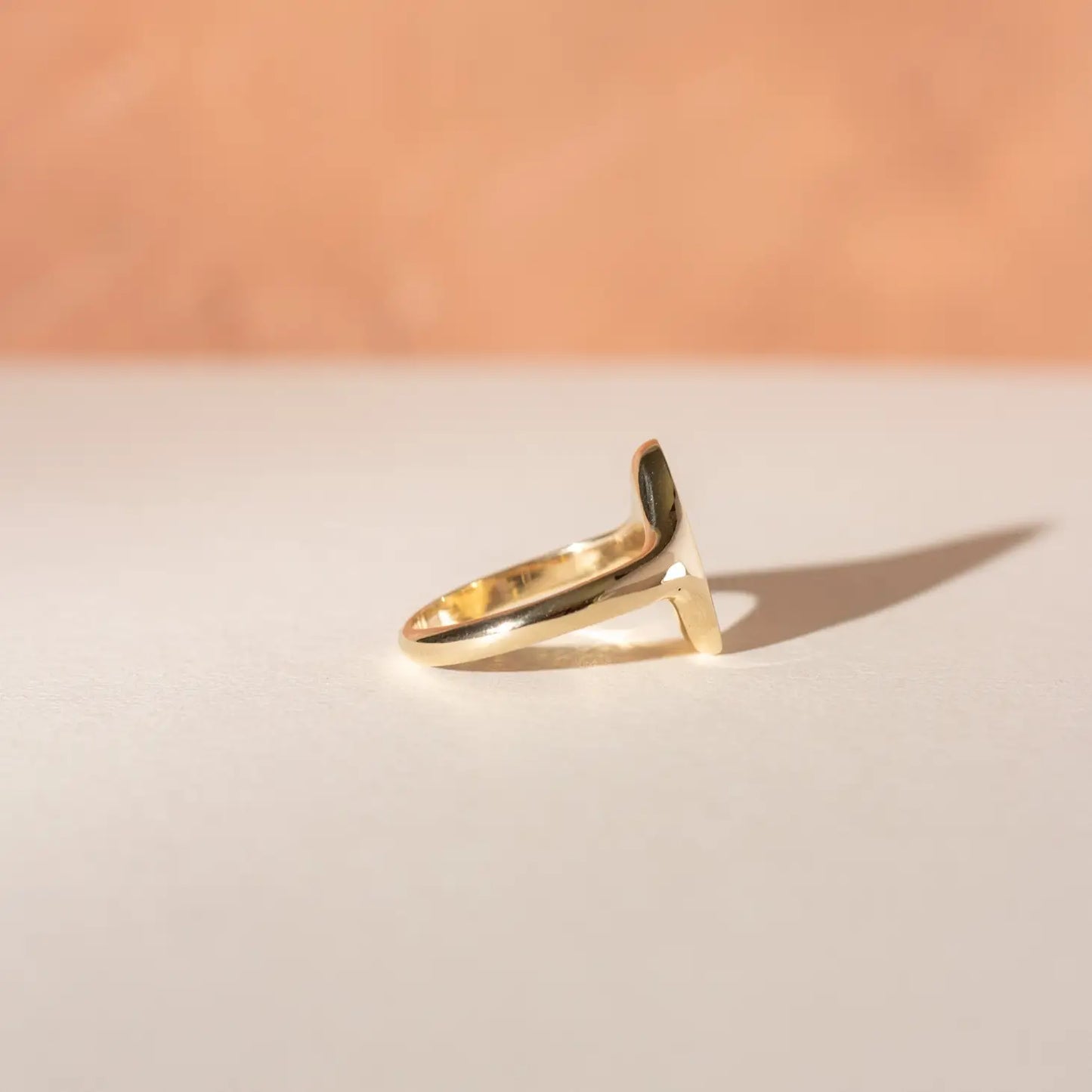 almond signet ring