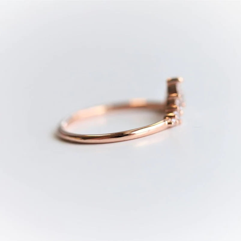 olivia crown ring - grown diamond