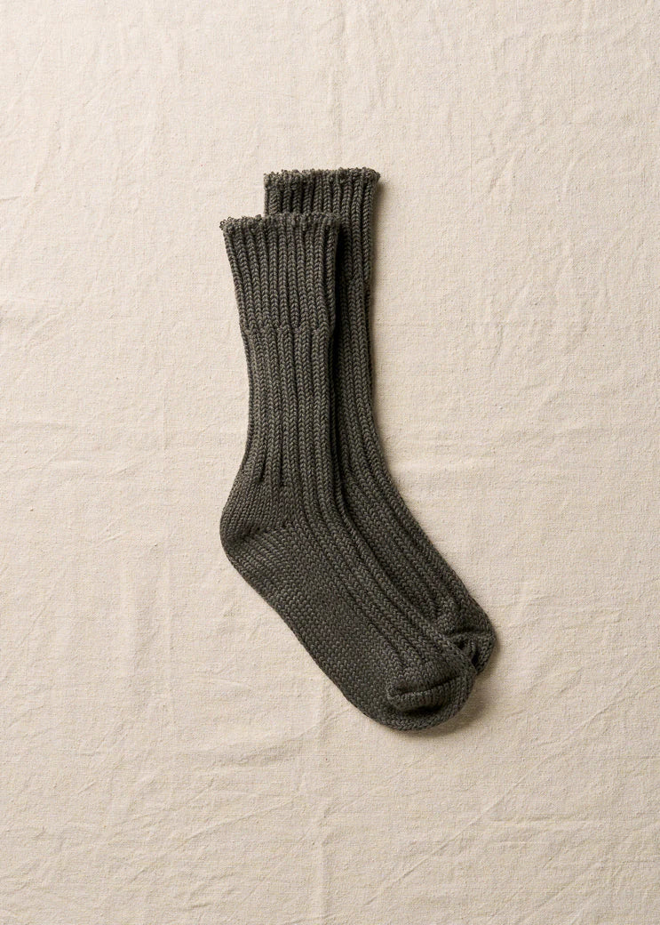 yahae / organic cotton low-gauge socks