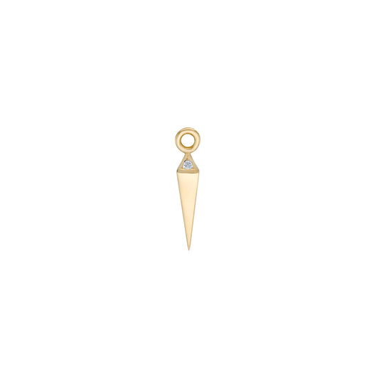 métier / point element plaque charm - single