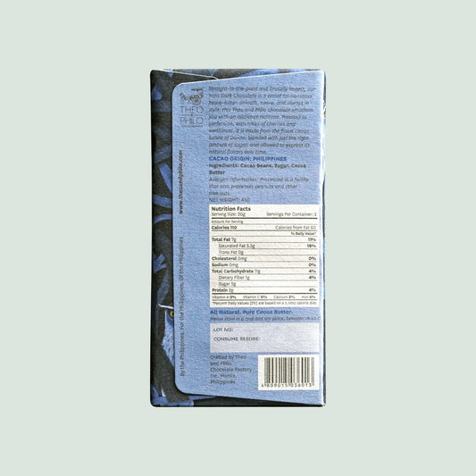 theo & philo / 70% filipino dark chocolate