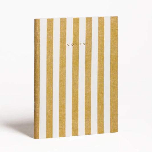 lined journal - sand stripe