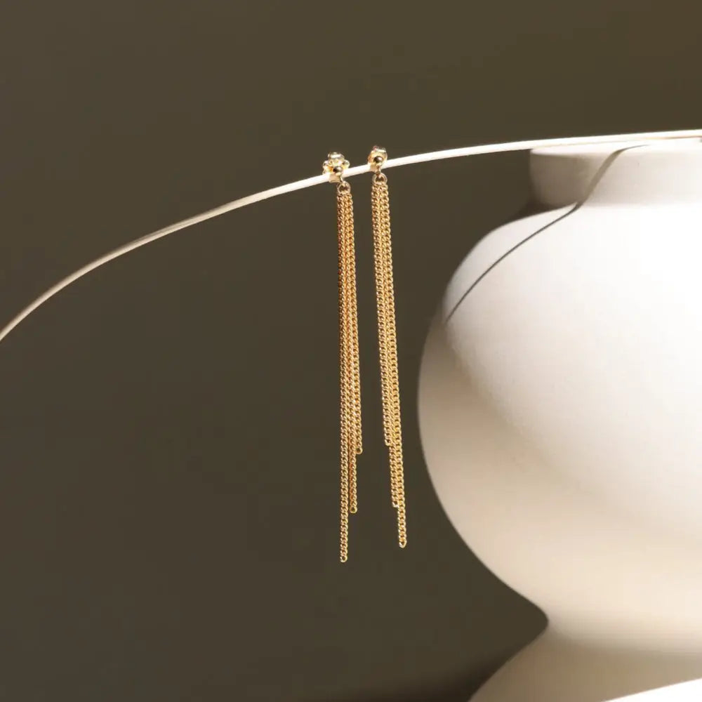 makara waterfall earrings