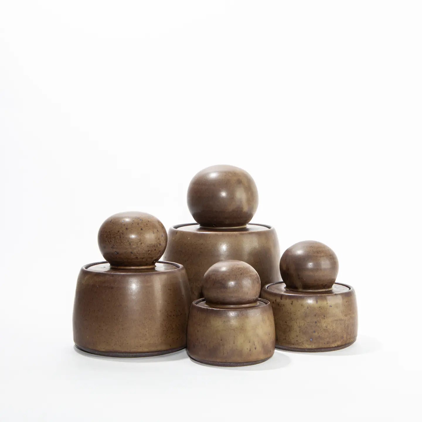 mh studio / stash jar - olive brown