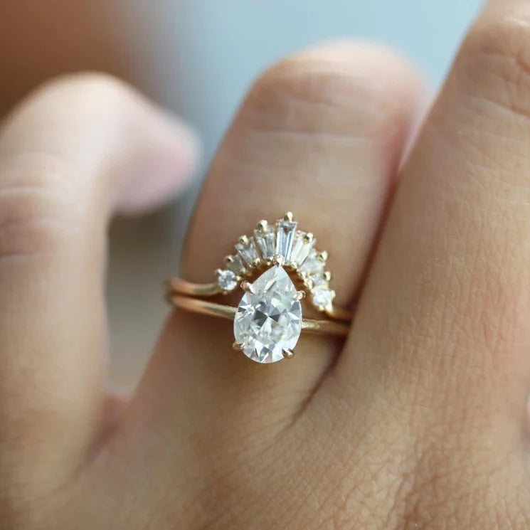 ophelia diamond baguette contour ring