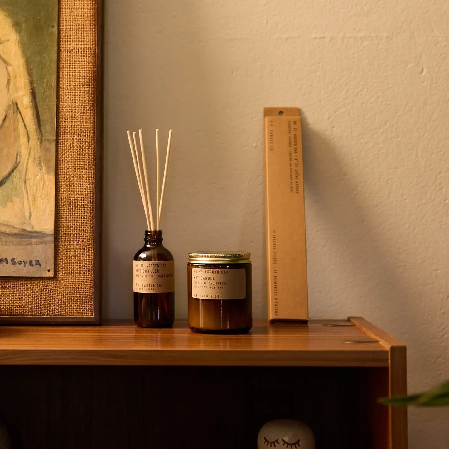 p.f. candle co. / incense - arroyo oak