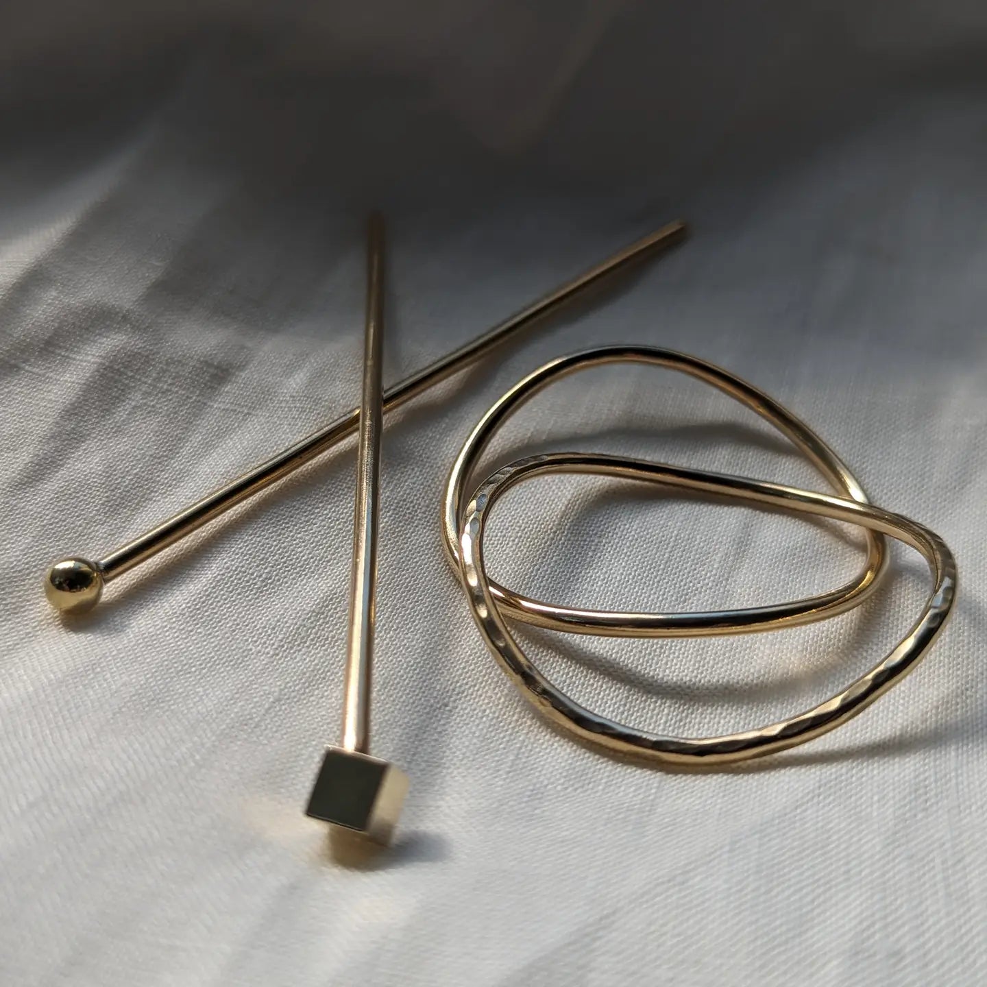 circle hair pin slide