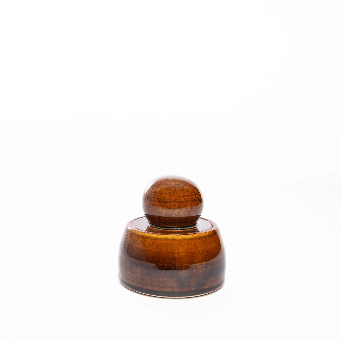 mh studio / stash jar - amber gloss