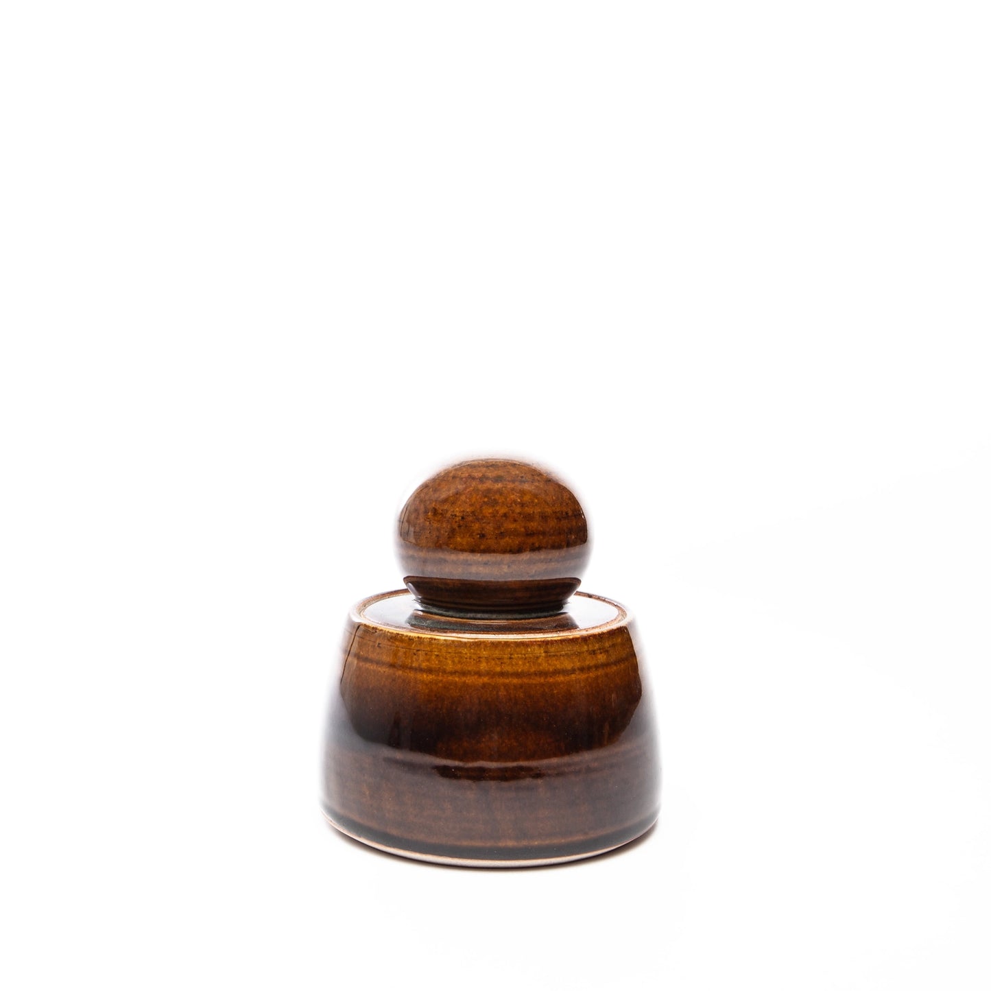mh studio / stash jar - amber gloss