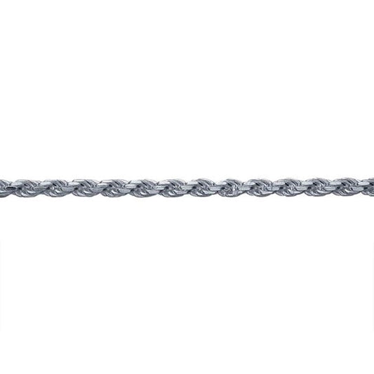 chain necklace / diamond-cut french rope - 1.85mm