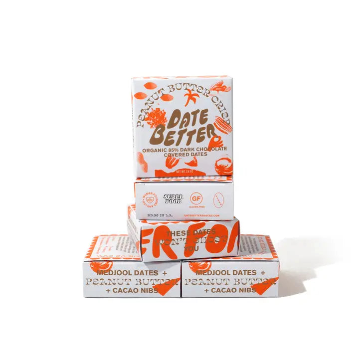 date better / chocolate covered dates - peanut butter crunch