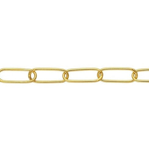 chain bracelet / thin paperclip - 4.4mm